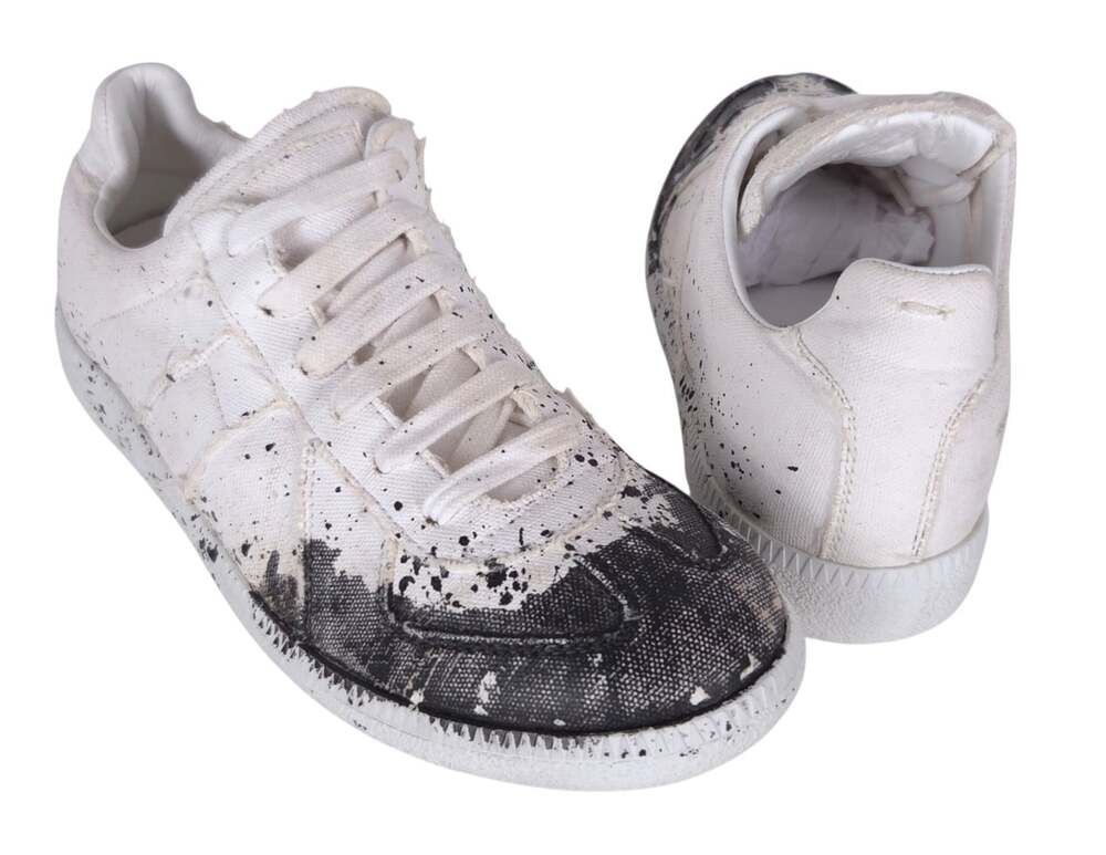 Maison Margiela Replica Painter Sneakers US 6.5 EU 36.5 Womens White $760